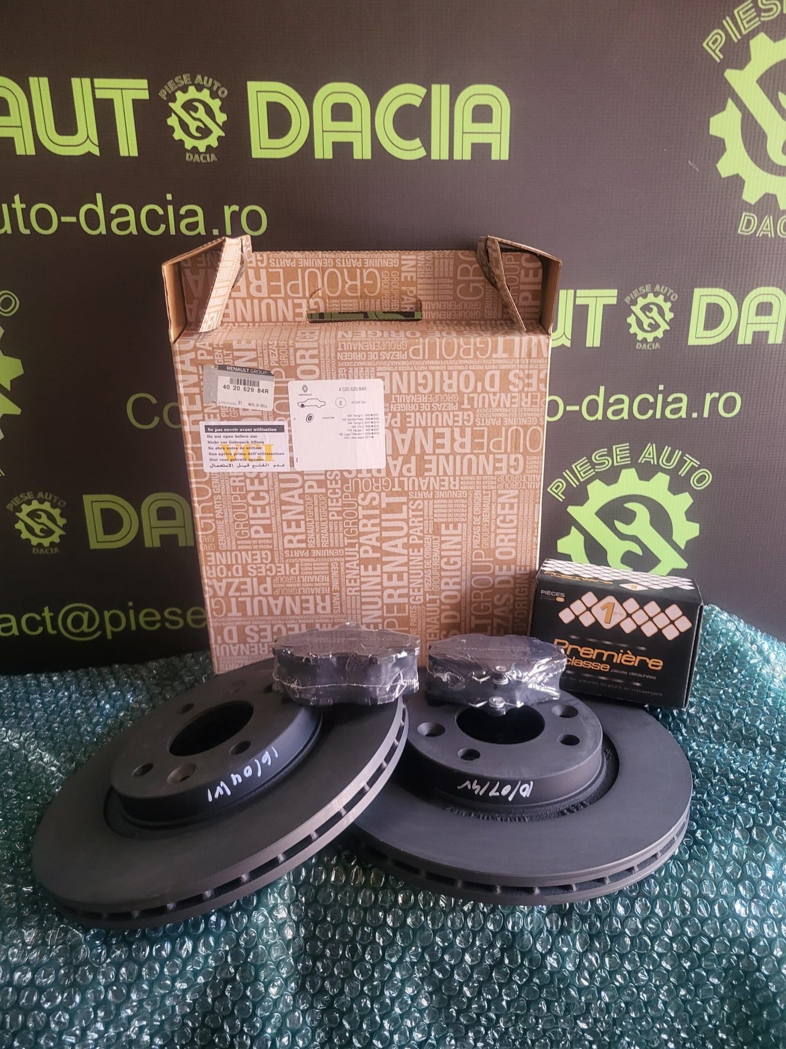 Pachet Frâne – Disc + Plăcuțe (402062984R / 410602192R)